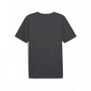 Męska koszulka z grafiką individualRISE PUMA Asphalt Gray
