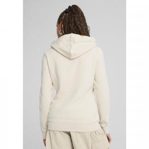 Damska bluza z kapturem ESS METALLIC PUMA Alpine Snow Metallic Gold White