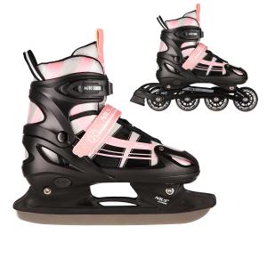 Łyżworolki z wymienną płozą hokejową Nils Extreme NH18366 2w1