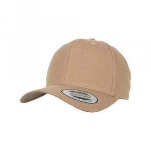 6 Panel Curved Peak Snapback Cap