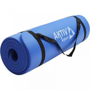 Mata fitness Aktivsport niebieska