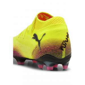 Buty piłkarskie FUTURE 8 ULTIMATE FG PUMA Yellow Alert Black Sun Struck Pink