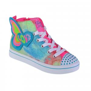 Buty sportowe do chodzenia dziewczęce, Skechers Twi-Lites 2.0-Butterfly Love