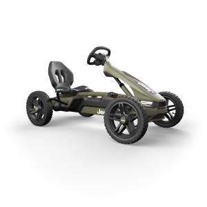 Gokart z zawieszeniem terenowym i światłami LED BERG Jeep Rally Cherokee