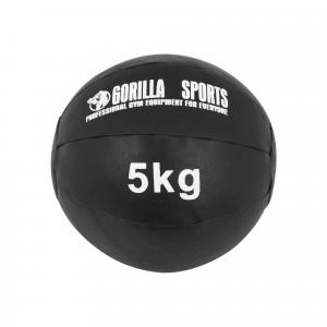 Piłka lekarska do ćwiczeń ze skóry syntetycznej Gorilla Sports 5kg