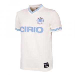 Koszulka retro piłkarska dla dorosłych - Maradona x COPA Neapol 1984 - Biała