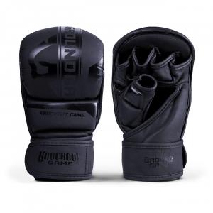 Rękawice do MMA męskie Groundgame Stripe Black sparingowe