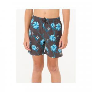 Spodenki surfingowe dla dzieci Rip Curl Surf Revival Floral Volley-Boy Czarny