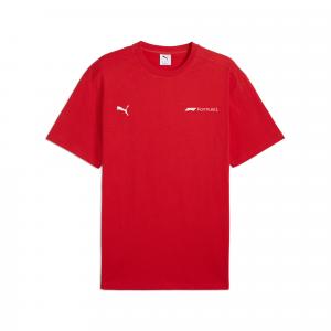 Męska koszulka F1® ESS+ o luźnym kroju z grafiką PUMA Pop Red