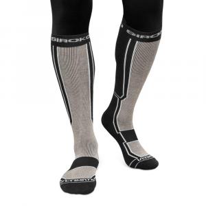 Skarpety snowboardowe z wełny Sporty zimowe Siroko Ultimate FEND Sand