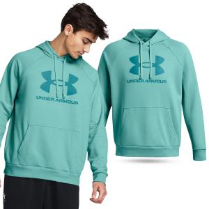 Bluza fitness męska UNDER ARMOUR Rival Fleece Logo z kapturem