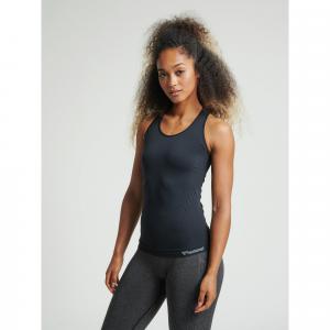 Top Sportowy Bezszwowy Hummel Hmltif Seamless Top Czarny