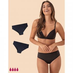 PACK-2 Menstruacyjna bielizna kąpielowa dla kobiet i nastolatek, Celine.