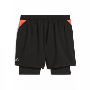 Męskie spodenki 2 w 1 do padla INDIVIDUAL PUMA Black
