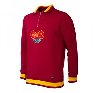 Bluza piłkarska retro dla dorosłych Dukla Praga 1968 - Czerwony