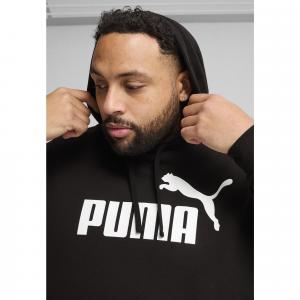 Młodzieżowa bluza z kapturem Essentials z logo No. 1 PUMA Black