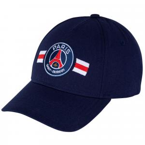 Czapka z daszkiem Paris Saint Germain bawełna granatowa