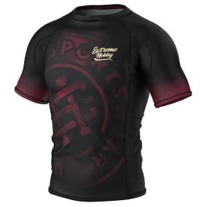 Koszulka Męska na siłownię rashguard MMA EXTREME HOBBY BADGE