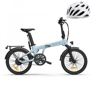 Składany rower elektryczny ADO Air 20 Pro,silnik Bafang,niebieski,Męskie/damskie