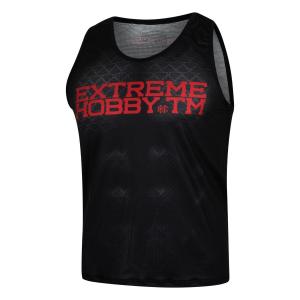 Koszulka sportowa bez rękawów męska Tank top EXTREME HOBBY BLACK ARMOUR