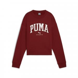 Damska bluza z okrągłym dekoltem PUMA SQUAD o pełnej długości PUMA Intense Red