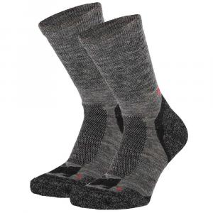 Skarpety turystyczne - Wełna Merino - Multi antracyt - 2 pary