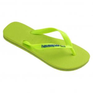 Klapki Havaianas Model Brasil Logo Neon Kolor Zielony