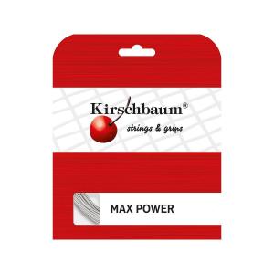 Naciąg do tenisa Kirschbaum Max Power White 1,30 mm 12 m