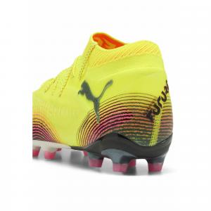 Buty piłkarskie FUTURE 8 ULTIMATE AG PUMA Yellow Alert Black Sun Struck Pink