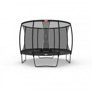Trampolina okrągła z siatką bezpieczeństwa deluxe BERG Elite