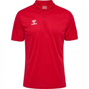 Koszulka poliestrowa sportowa Hummel Essential 24 Polo czerwona