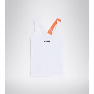 Koszulka do tenisa bez rękawów damska Diadora L. TANK optical white