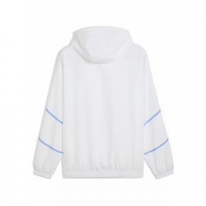 Męska tkana kurtka przedmeczowa Malmö FF PUMA White Team Light Blue