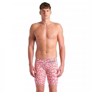 Strój startowy Arena Carbon AIR2 LE Jammer Leopard LEOPARD SKIN GERANIUM 80