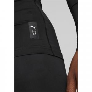 Męska koszulka z długim rękawem do koszykówki Hoops Team PUMA Black