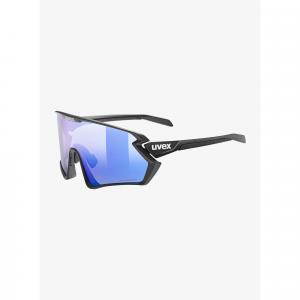 Okulary rowerowe Uvex Sportstyle 231 2.0 P - black matt/mirror blue