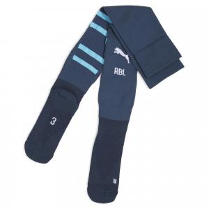 Męskie skarpety RB Leipzig 24/25 z grafiką PUMA Dark Night Bright Aqua Blue
