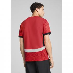 Męska koszulka domowa Egipt 2025 PUMA Red Black