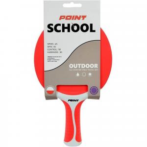 Rakietka do ping ponga Point School outdoor czerwona