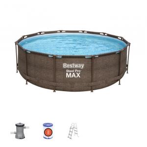 Basen ogrodowy stelażowy 366x100 cm Bestway 56709