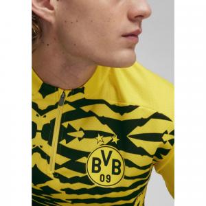 Męska bluza przedmeczowa z zamkiem 1/4 Borussia Dortmund PUMA