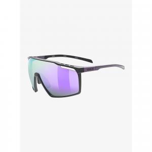 Okulary do biegania Uvex MTN Perform - black purple mat/mirror purple