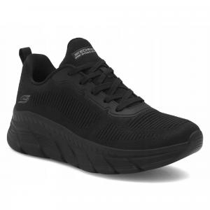 BUTY damskie SKECHERS BOBS 117385-BBK czarne niskie lekkie sportowe 40,5