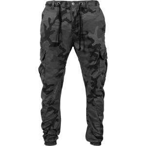 Męskie Spodnie Joggingowe Camo Cargo