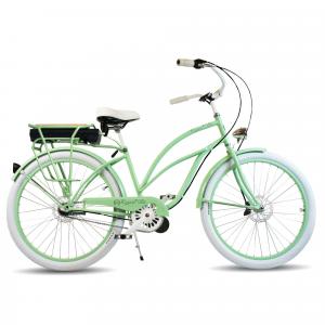 Rower elektryczny e-bike beach cruiser miejski damski Mojito 28