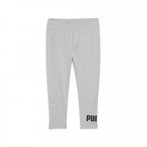 Damskie legginsy 3/4 z małym logo No. 1 ESS PUMA Light Gray Heather