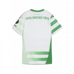 Damska koszulka domowa Greuther Fürth 24/25 PUMA White Fast Green Fresh Mint