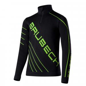 Bluza piłkarska dziecięca z krótkim ekspresem Brubeck DRY JUNIOR