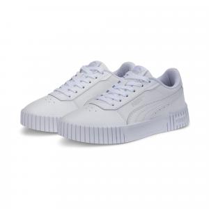 Młodzieżowe sneakersy Carina 2.0 PUMA White Silver Gray