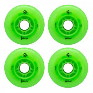 4 kółka do rolek fitness Luminous LED 84mm/85a świecące